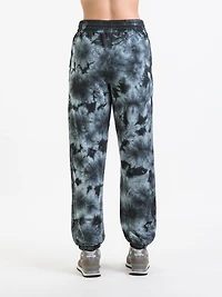 PANTALON DE SURVÊTEMENT EN MOLLETON TEINT POUR FEMMES BOYFRIEND