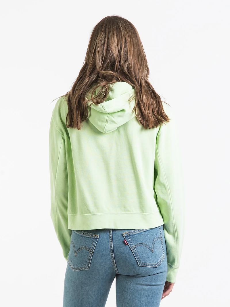 SWEAT À CAPUCHE LÉGER 1/2 ZIP POUR FEMMES