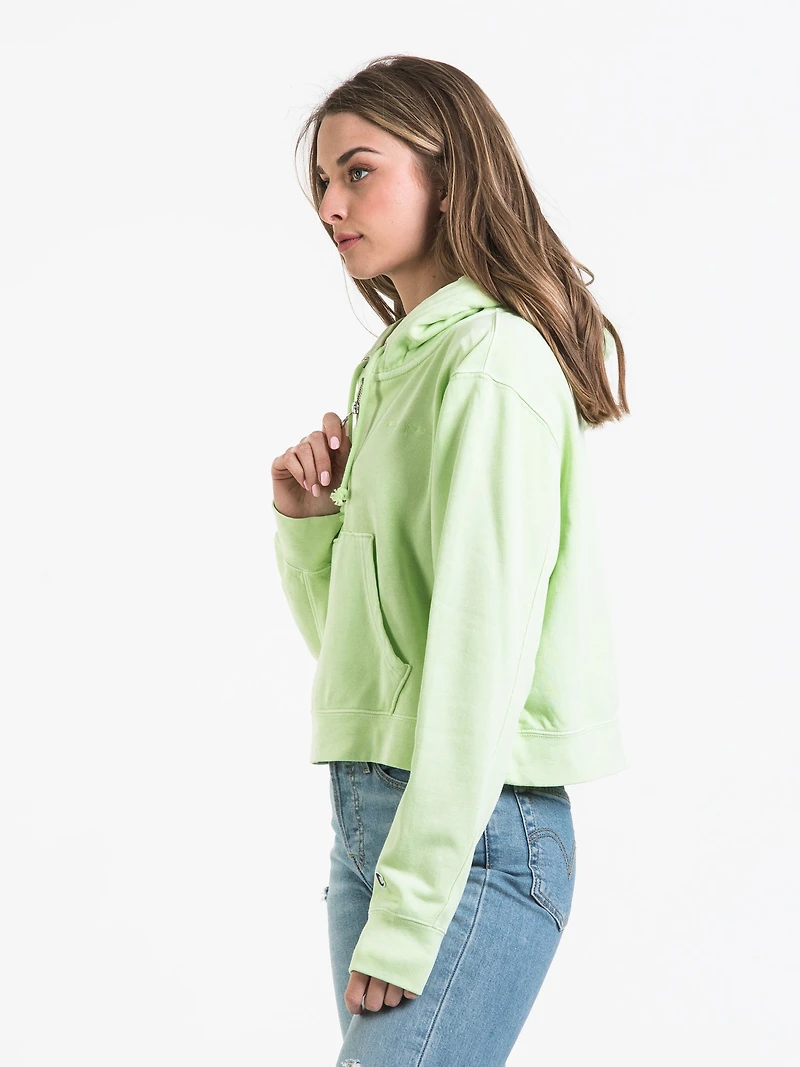 SWEAT À CAPUCHE LÉGER 1/2 ZIP POUR FEMMES