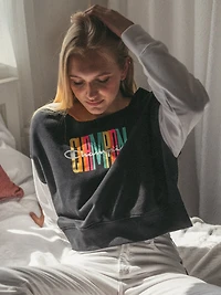 SWEATSHIRT EN ÉPONGE CAMPUS POUR FEMMES
