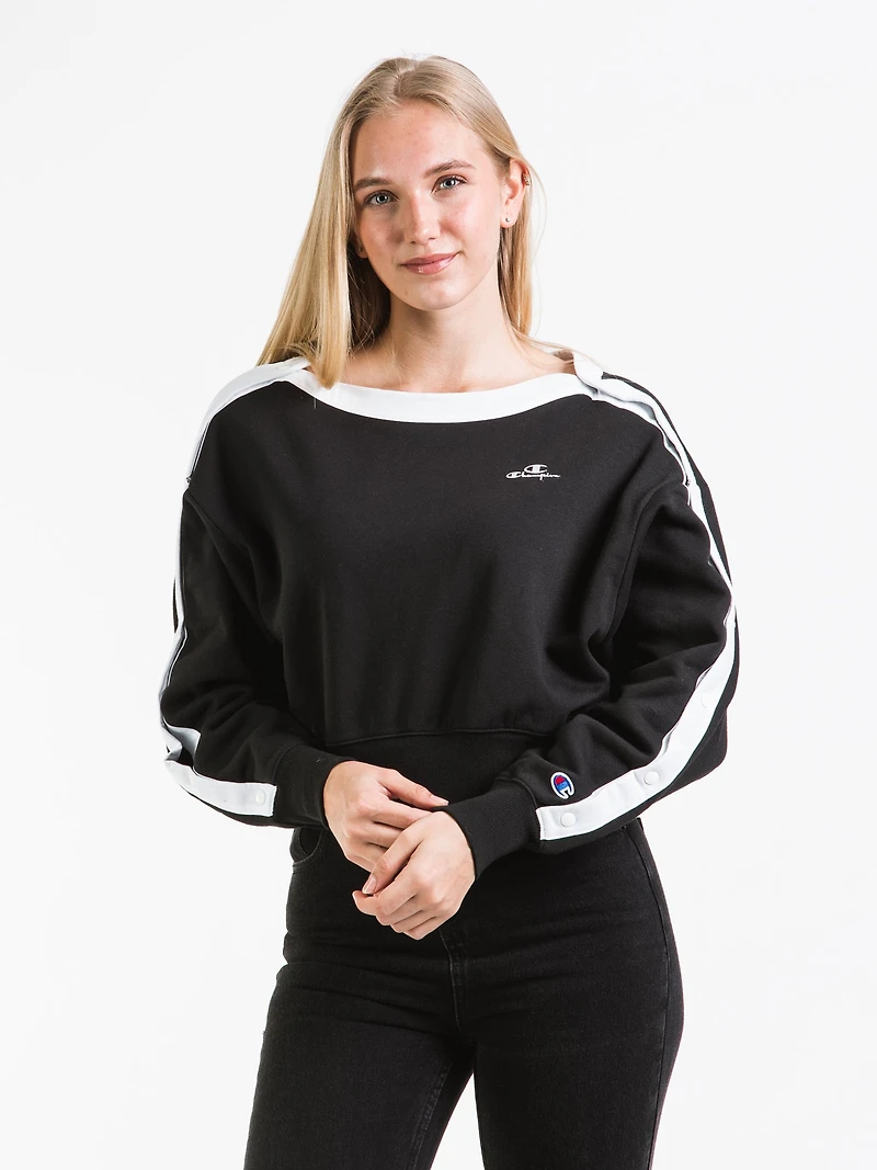 SWEAT-SHIRT TRANSFORMATIVE FLEECE CREW POUR FEMMES