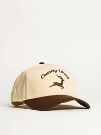 COUNTRY LIBERTY 2 TONE BROWN DEER HAT