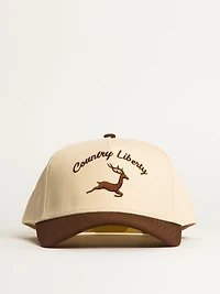 COUNTRY LIBERTY 2 TONE BROWN DEER HAT