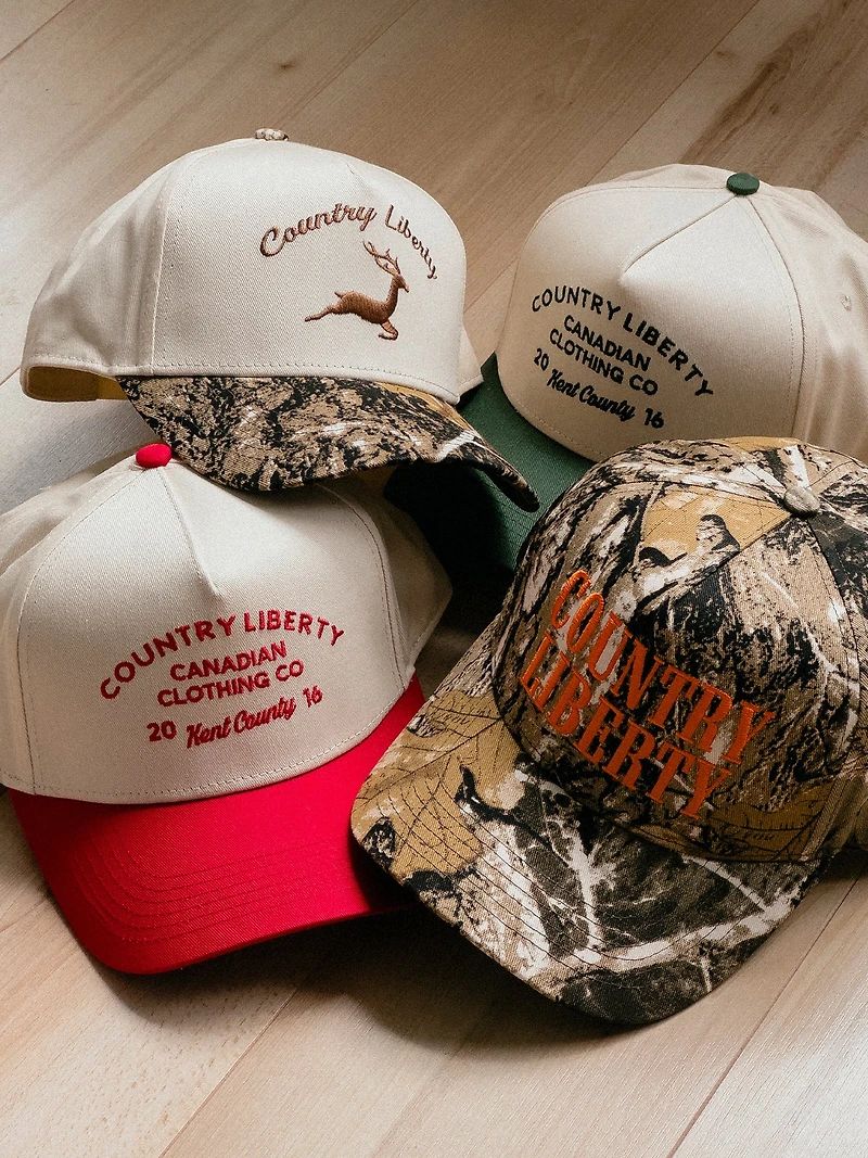 COUNTRY LIBERTY 2 TONE CAMO DEER HAT