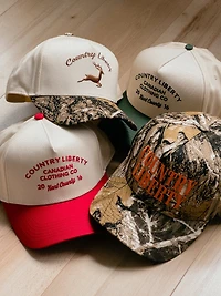 COUNTRY LIBERTY 2 TONE CAMO DEER HAT
