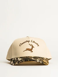 COUNTRY LIBERTY 2 TONE CAMO DEER HAT