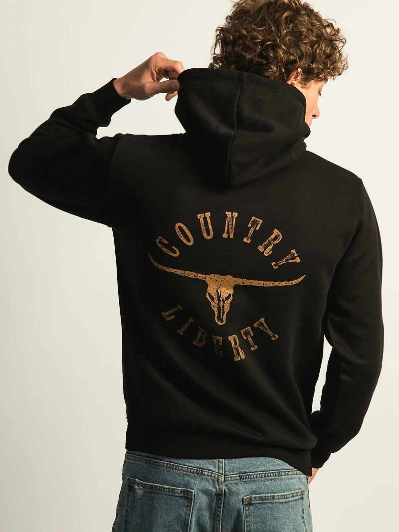 COUNTRY LIBERTY REBEL PULLOVER HOODIE