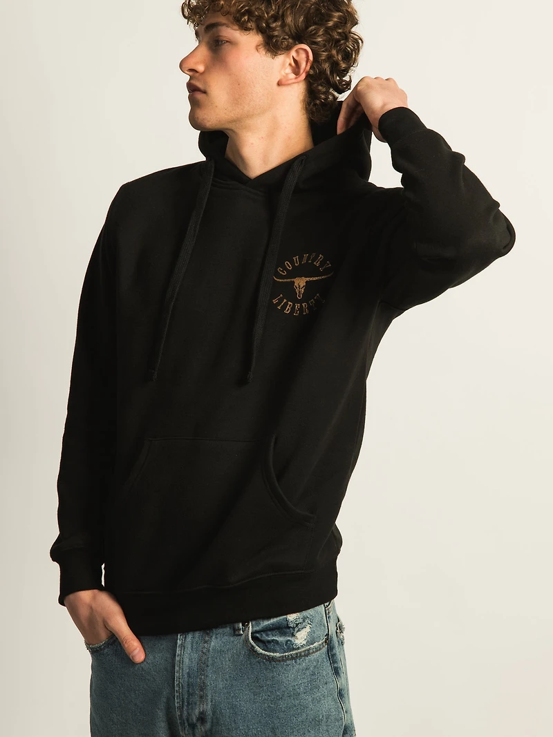 COUNTRY LIBERTY REBEL PULLOVER HOODIE