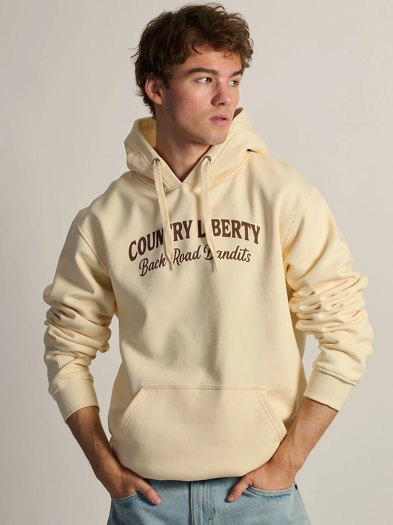 COUNTRY LIBERTY BACK ROAD BANDIT PULLOVER HOODIE