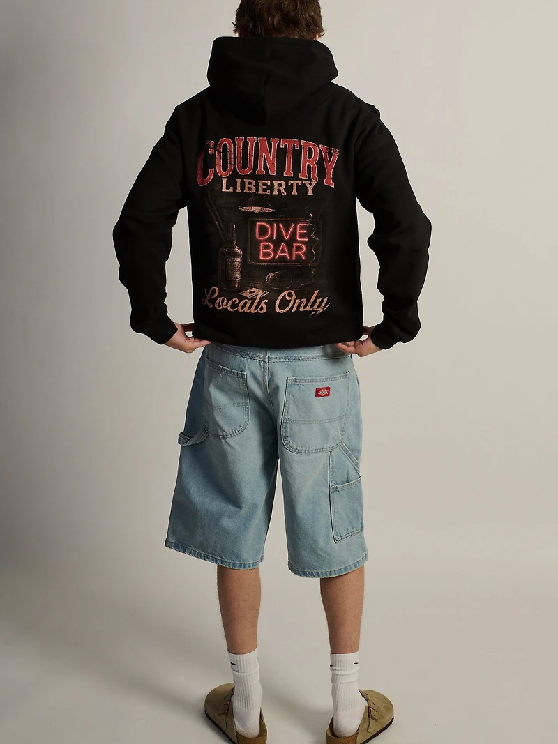 COUNTRY LIBERTY LOCALS ONLY PULLOVER HOODIE