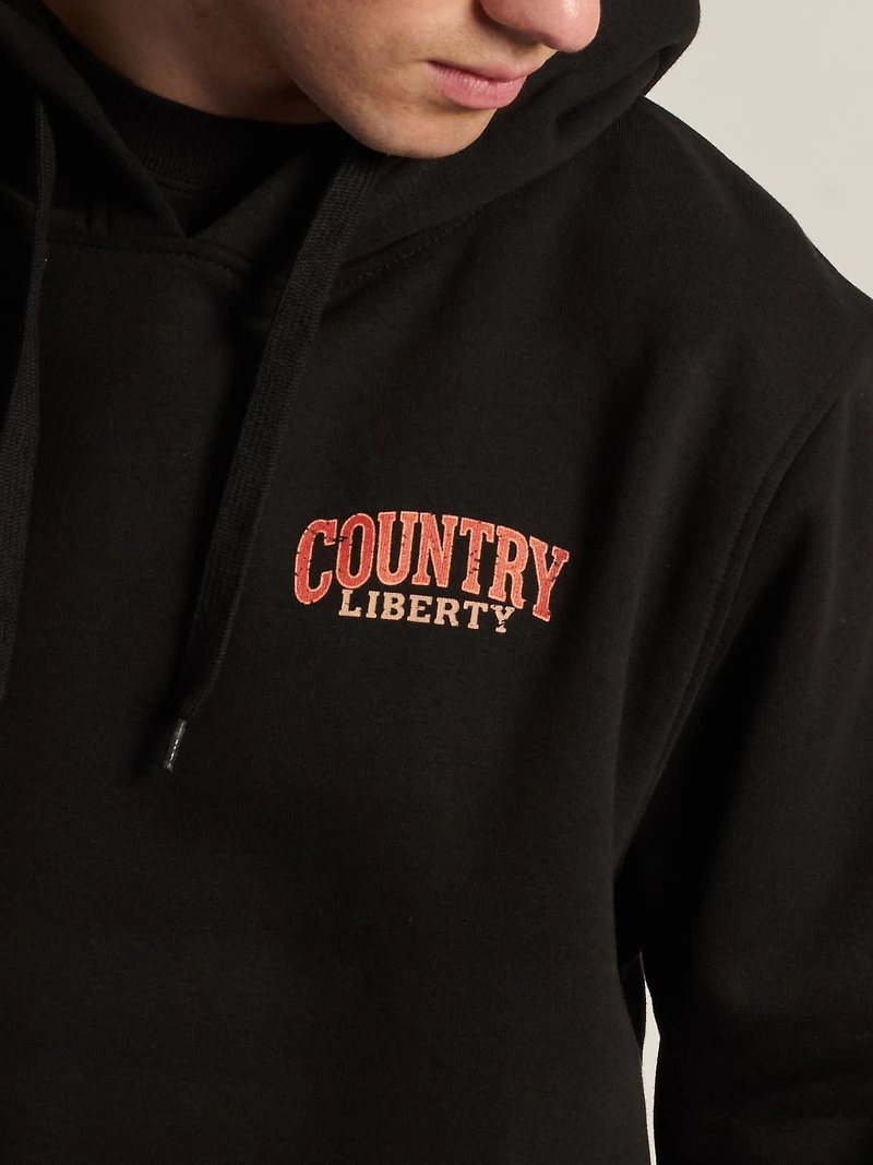 COUNTRY LIBERTY LOCALS ONLY PULLOVER HOODIE