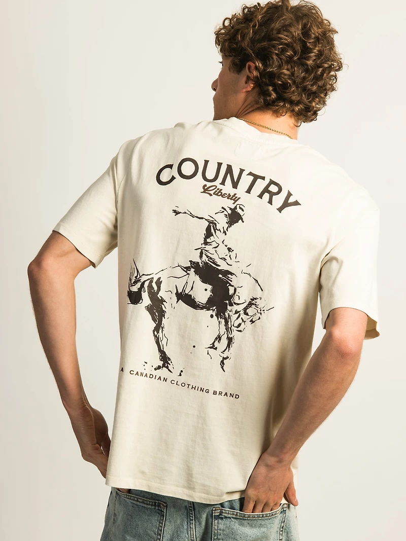 COUNTRY LIBERTY SADDLE TEE