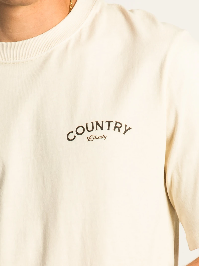 COUNTRY LIBERTY SADDLE TEE
