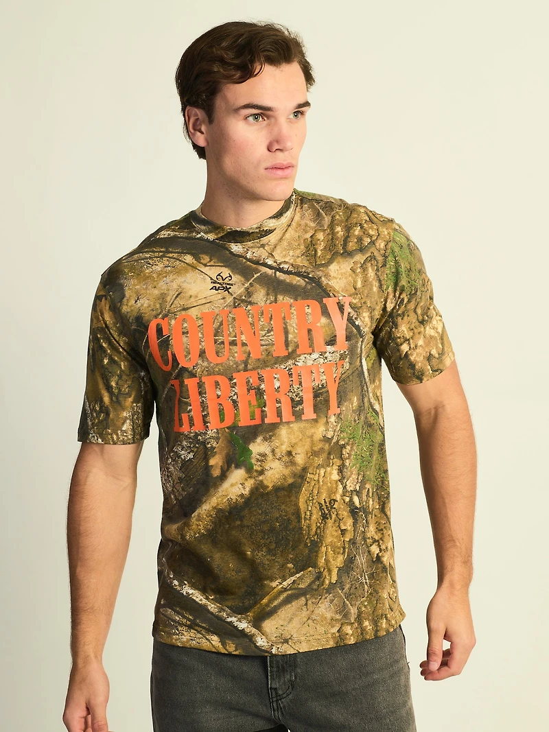 COUNTRY LIBERTY REAL TREE CAMO T-SHIRT