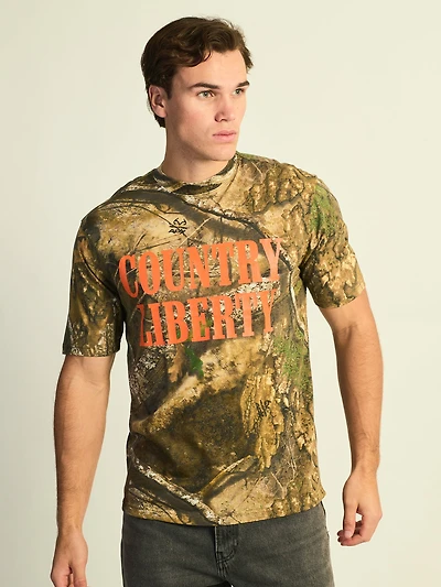COUNTRY LIBERTY REAL TREE CAMO T-SHIRT