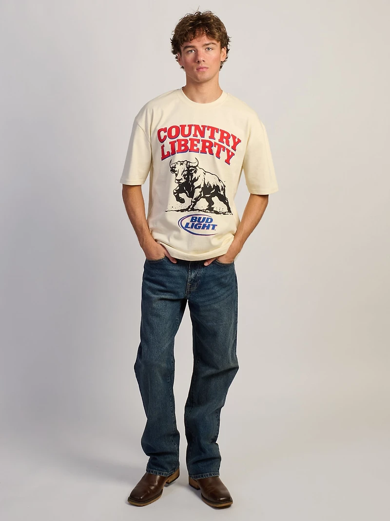 COUNTRY LIBERTY BUD LIGHT RODEO T-SHIRT