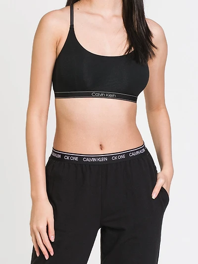 CALVIN KLEIN PURE RIBBED BRA - CLEARANCE