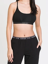 CALVIN KLEIN PURE RIBBED BRA - CLEARANCE