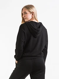 SWEAT À CAPUCHE ZIPPÉ COMPLET POUR FEMMES REIMAGINED