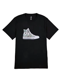 CONVERSE BLOOMING CHUCKS GRAPHIC T-SHIRT - CLEARANCE