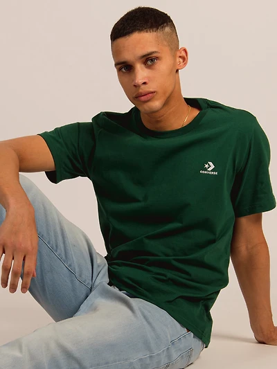 CONVERSE GO-TO EMBROIDERED STAR CHEVRON T-SHIRT - CLEARANCE