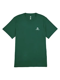 CONVERSE GO-TO T-SHIRT BRODÉ ÉTOILE CHEVRON - DÉSTOCKAGE