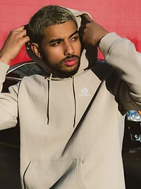 CONVERSE EMBROIDERED STAR CHEVRON HOODIE - CLEARANCE