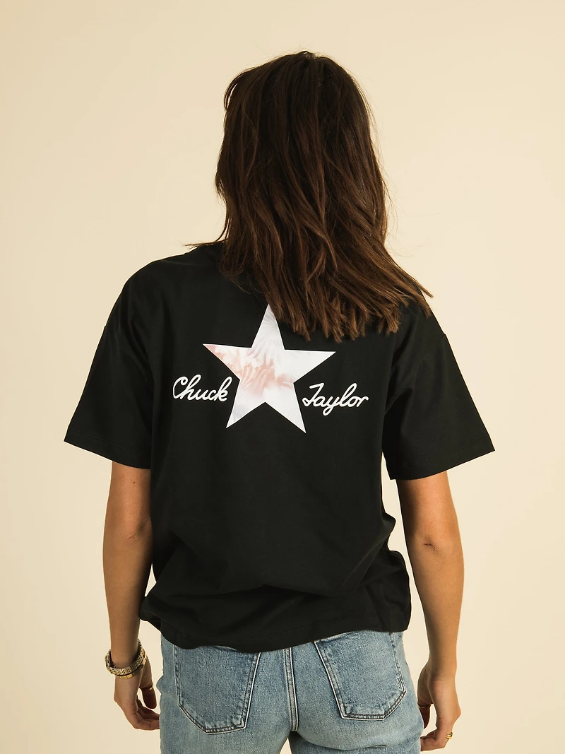 CONVERSE CHUCK LC EMBROIDERED OVERSIZED T-SHIRT - CLEARANCE