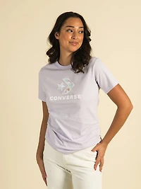 T-SHIRT À CHEVRON ÉTOILE FLORAL CONVERSE