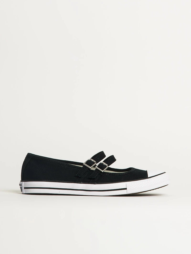WOMENS CONVERSE CTAS DAINTY MARY JANE SLIP-ON - BLACK/EGRET