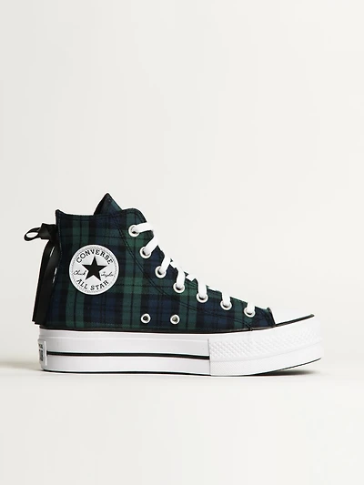 WOMENS CONVERSE CHUCK TAYLOR ALL-STARS LIFT SNEAKER - PLAID