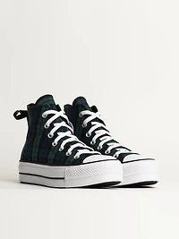 WOMENS CONVERSE CHUCK TAYLOR ALL-STARS LIFT SNEAKER - PLAID
