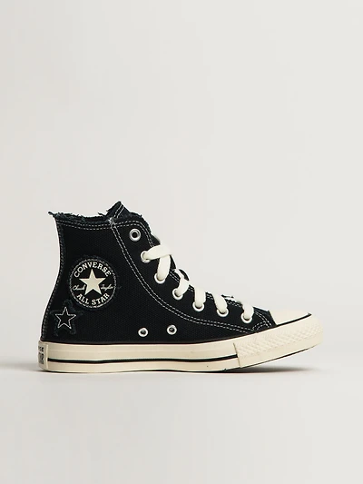 CONVERSE CHUCK TAYLOR ALL-STARS DISTRESSED DESIGN SNEAKER - BLACK