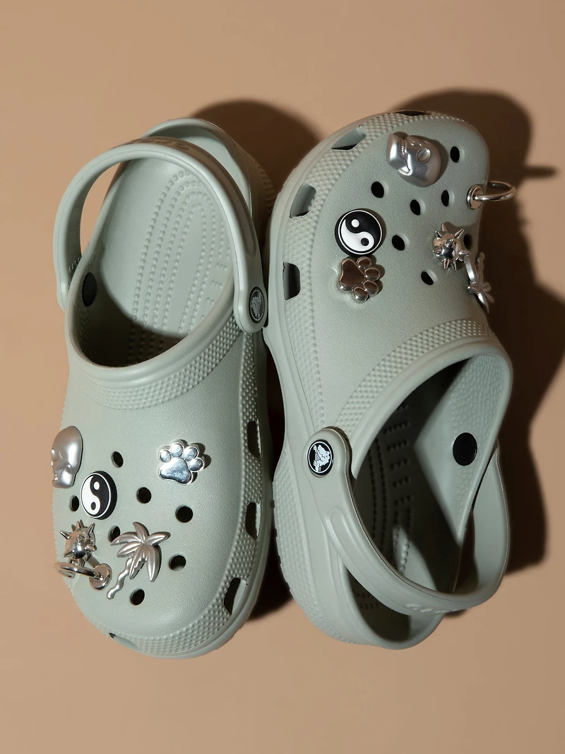 SABOTS CLASSIQUES CROCS POUR HOMMES - GRIS ÉLÉPHANT