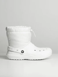 WOMENS CROCS CLASSIC LINED PUFFY BOOT - CLEARANCE