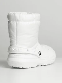 WOMENS CROCS CLASSIC LINED PUFFY BOOT - CLEARANCE