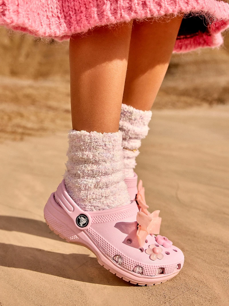 SABOT CROCS CLASSIC ENFANTS - ROSE LAIT
