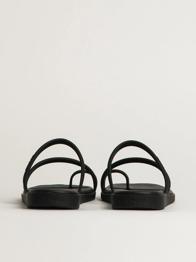 SANDALE CROCS MIAMI TOE LOOP POUR FEMMES - NOIR