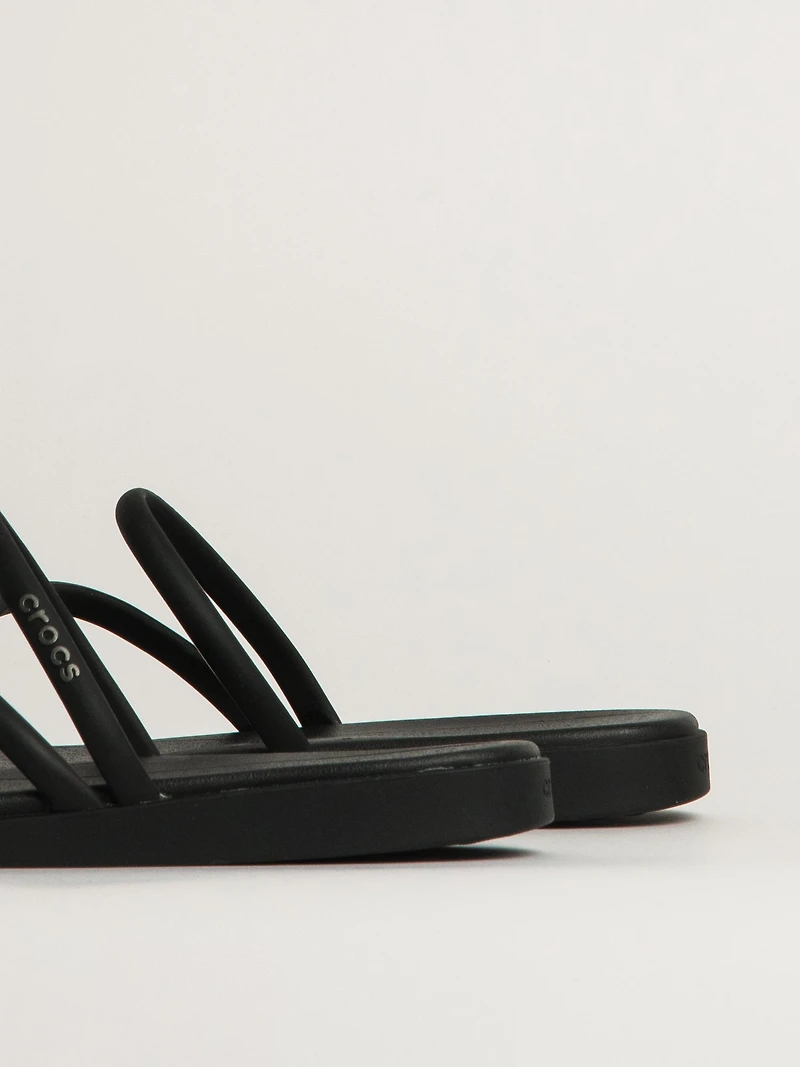 WOMENS CROCS MIAMI TOE LOOP SANDAL - BLACK