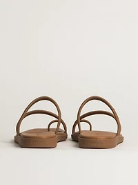 WOMENS CROCS MIAMI TOE LOOP SANDAL - CHOCOLATE