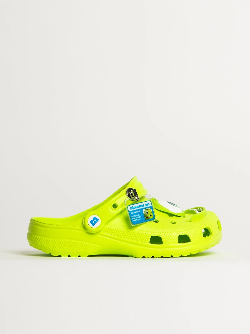 WOMENS CROCS MONSTERS INC MIKE CLASSIC CLOG - LIME GREEN