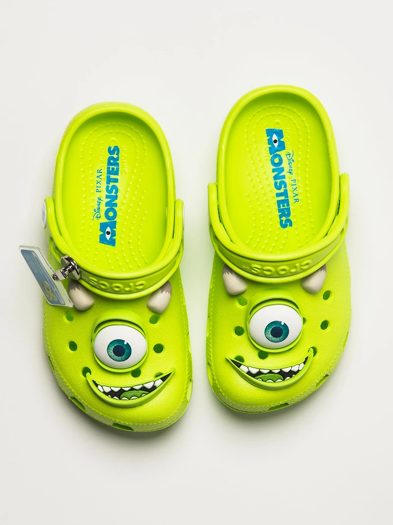 KIDS CROCS MONSTERS INC MIKE CLASSIC CLOG - LIME GREEN