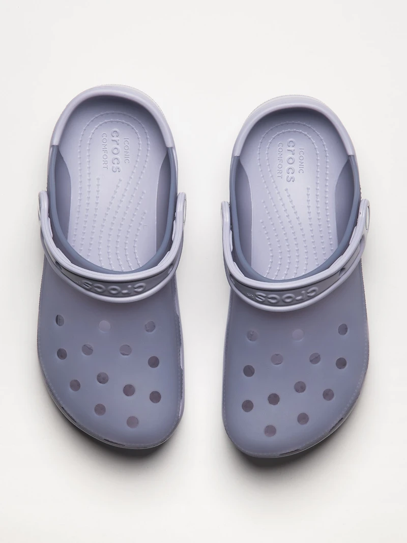 WOMENS CROCS FROSTED CLOG - PURPLE