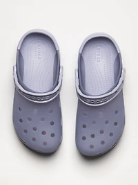 WOMENS CROCS FROSTED CLOG - PURPLE