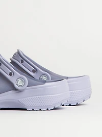 WOMENS CROCS FROSTED CLOG - PURPLE