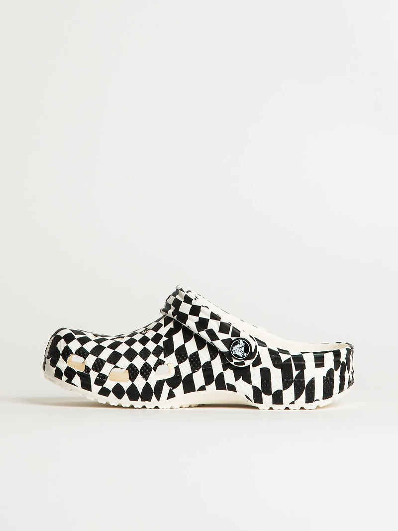 SABOT CROCS CLASSIC WARPED CHECKER POUR ENFANTS