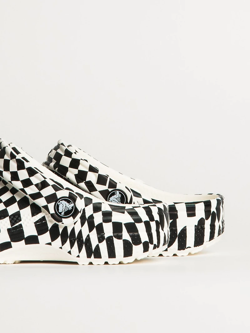 SABOT CROCS CLASSIC WARPED CHECKER POUR ENFANTS