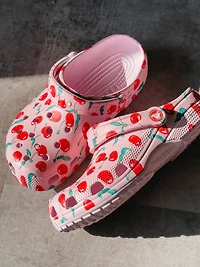 SABOT CROCS CLASSIC FRESH FRUITS - ROSE