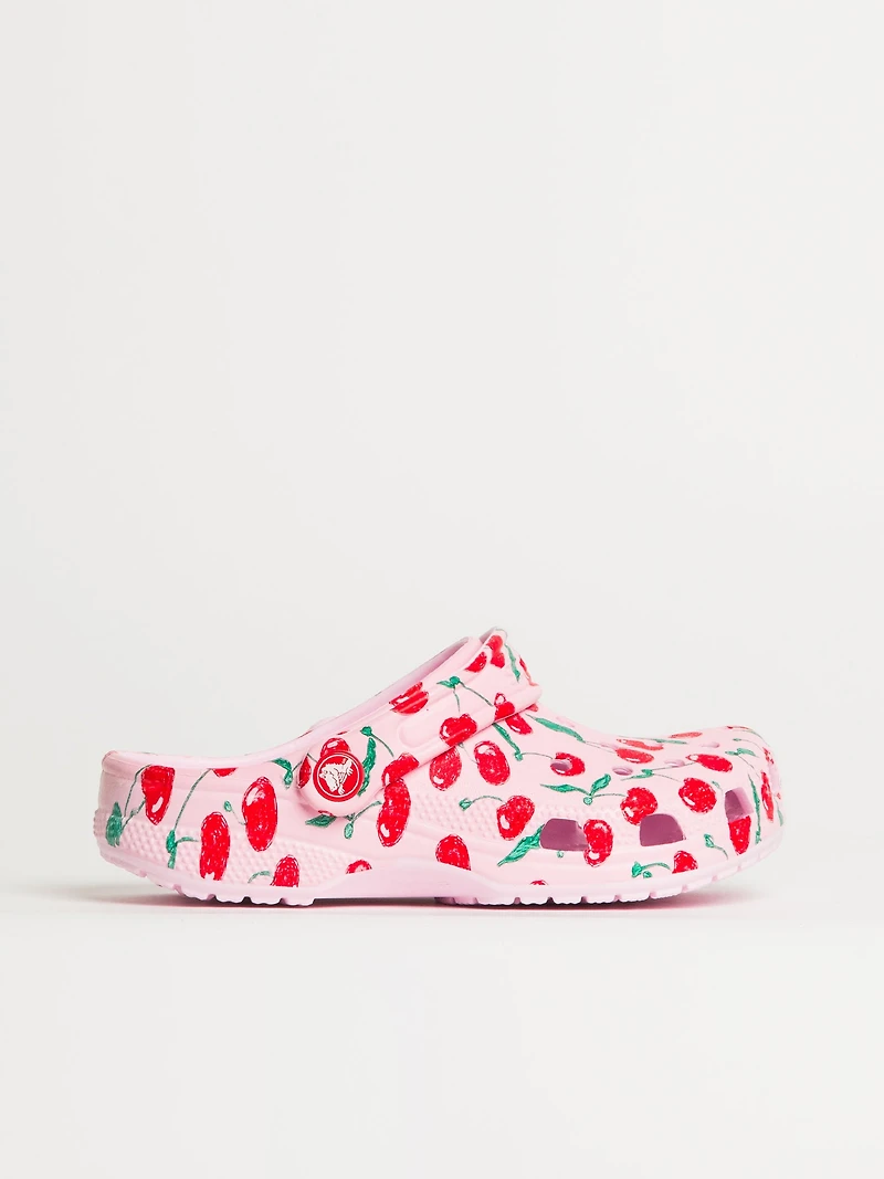 KIDS CROCS FRESH FRUITS CLASSIC CLOG - ROSE