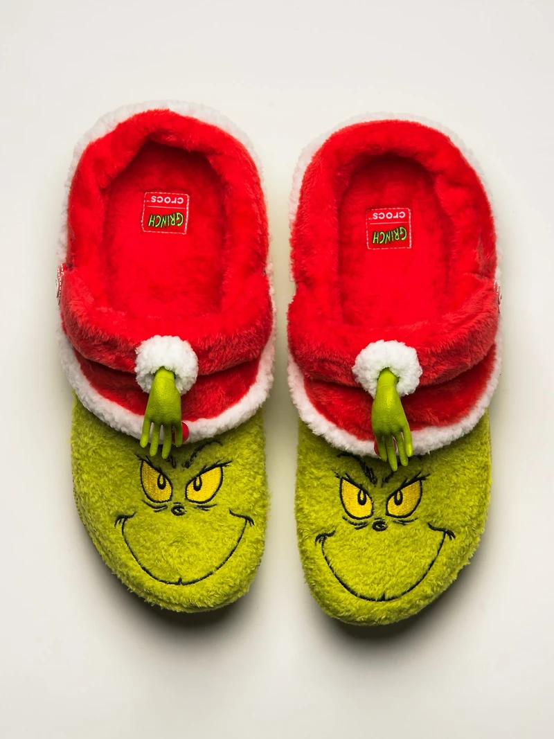 CROCS THE GRINCH CLASSIC LINED CLOG POUR HOMMES